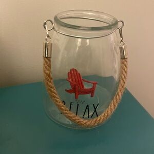 Brand new Rae Dunn outdoor candle holder